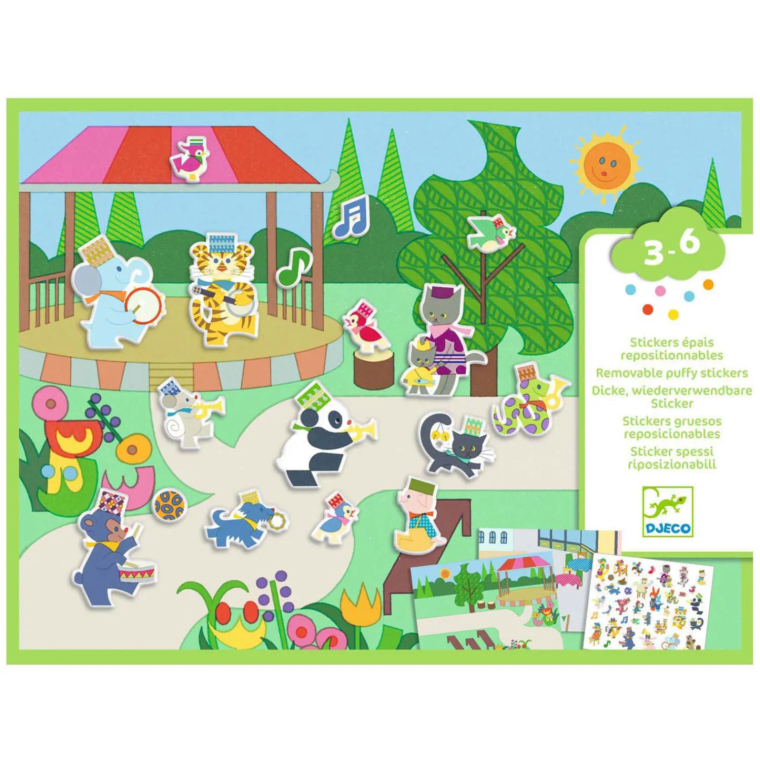 Stickerset Fanfare>Djeco Outlet