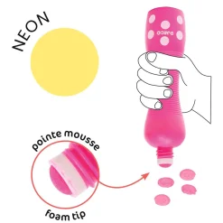 Stippeltjesstiften met Fluorescerend effect - 4dlg.-Djeco Online