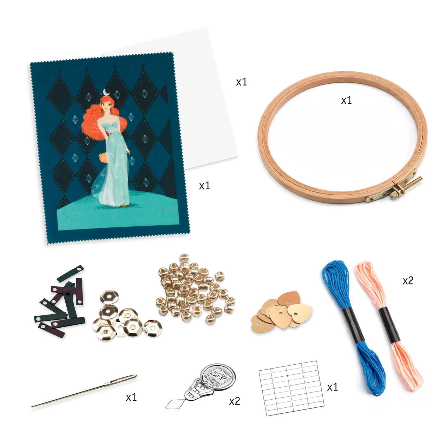 Stoffen Cocktailjurken Versieren>Djeco