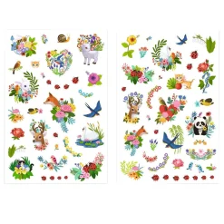 Tattoos - Fleurige Dieren-Djeco Online