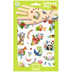 Tattoos - Fleurige Dieren-Djeco Online