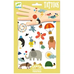 Tattoos - Grappige Dieren-Djeco Outlet