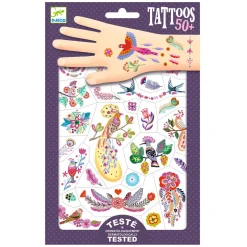 Tattoos - Metallic Vogels-Djeco Outlet
