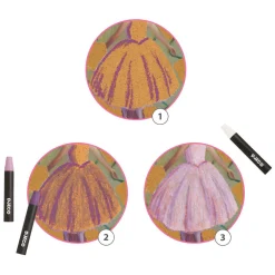 Tekenen met Waskrijt - Edgar Degas Ballerina-Djeco Best