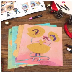 Tekenen met Waskrijt - Edgar Degas Ballerina-Djeco Best