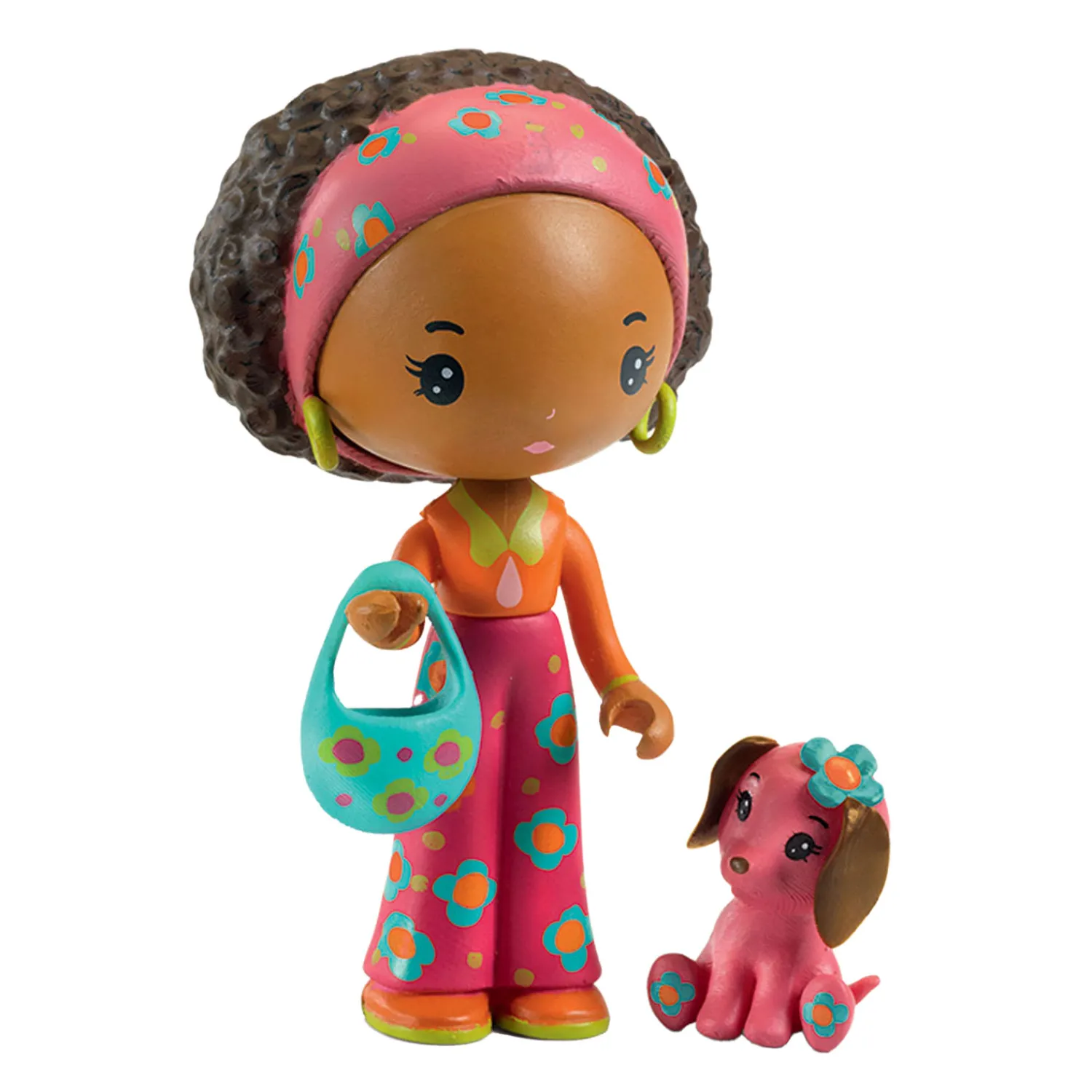 Tinyly Poppy en Nouky Houten Speelfiguren, 4dlg.-Djeco Discount