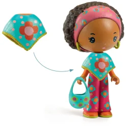 Tinyly Poppy en Nouky Houten Speelfiguren, 4dlg.-Djeco Discount