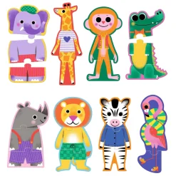 Trio-puzzel Savanna - 8 Puzzels-Djeco Best