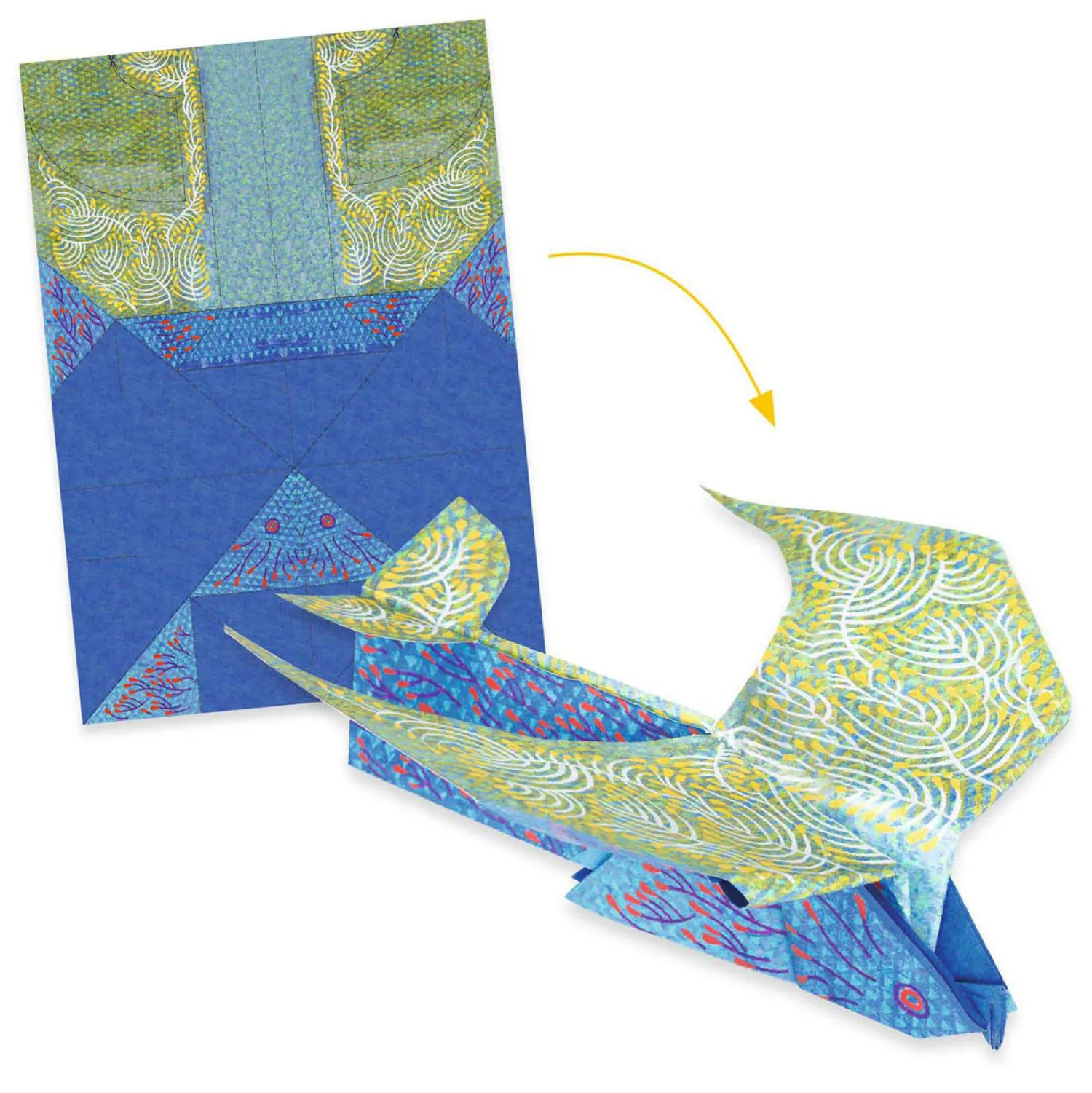 Djeco Vogels Vouwen - 5 Patronen Discount