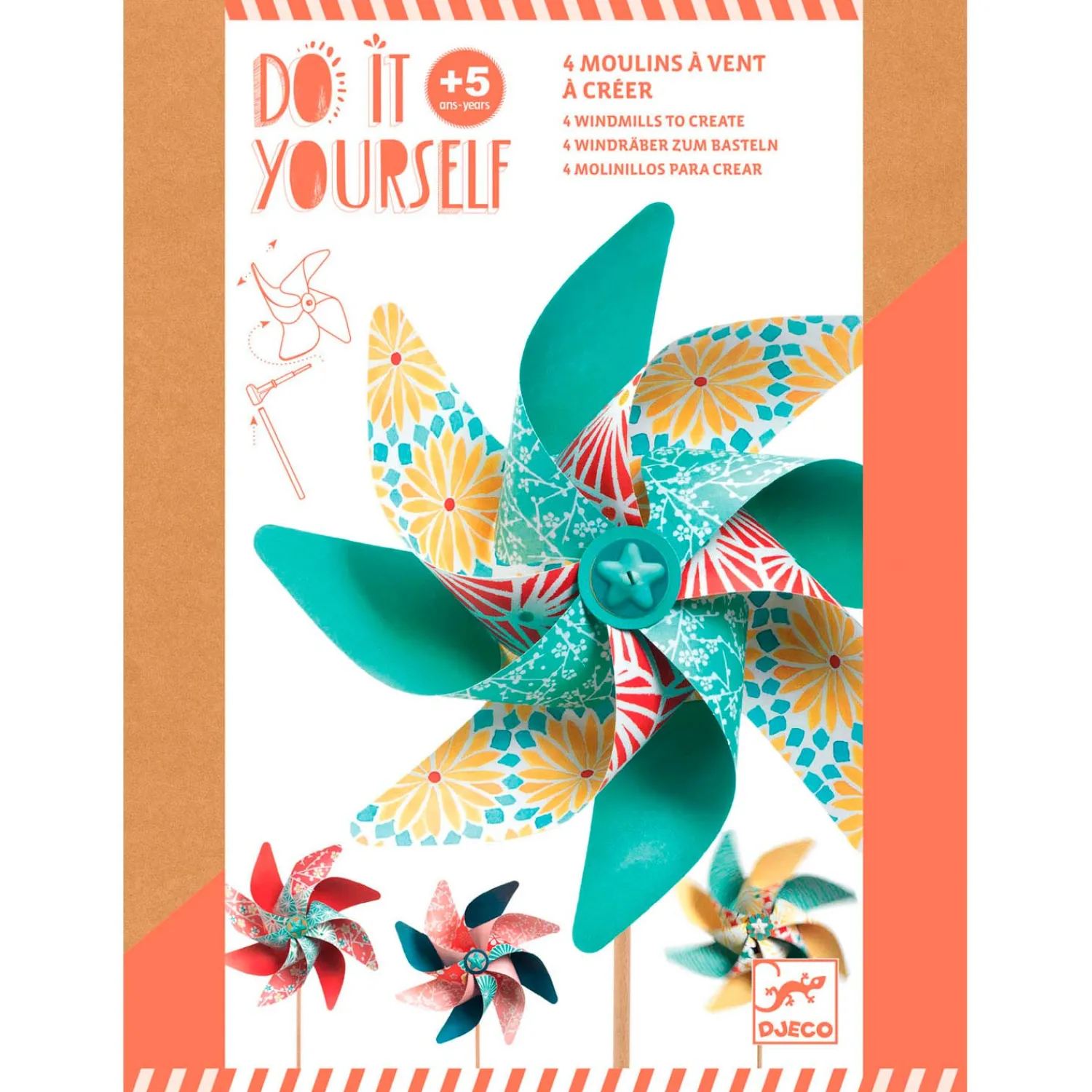 Windmolentjes, 4st.-Djeco Discount