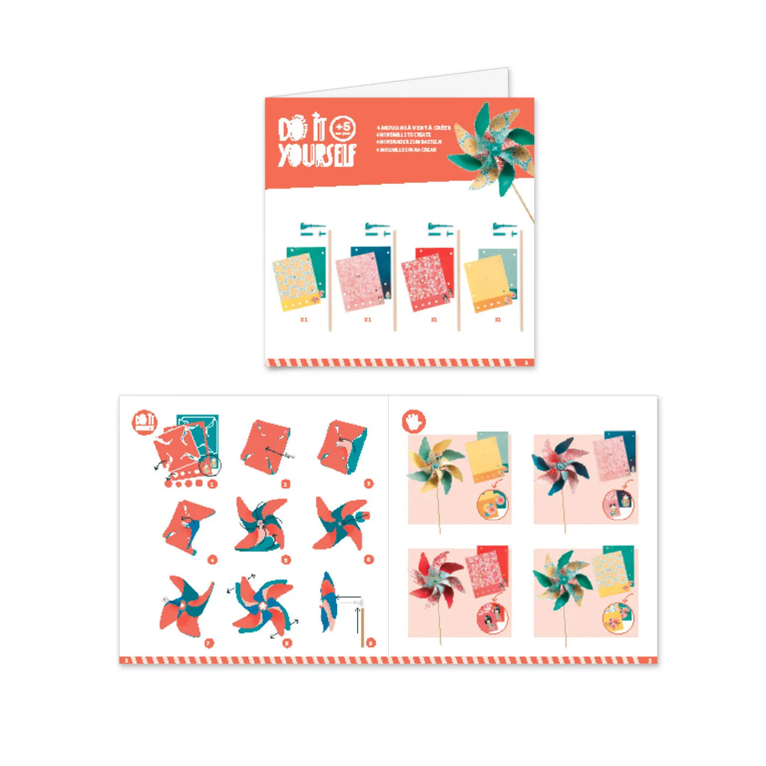 Windmolentjes, 4st.-Djeco Discount