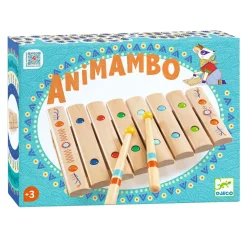 Djeco Xylofoon met 8 Klankstaven en 2 Houten Stokjes Outlet