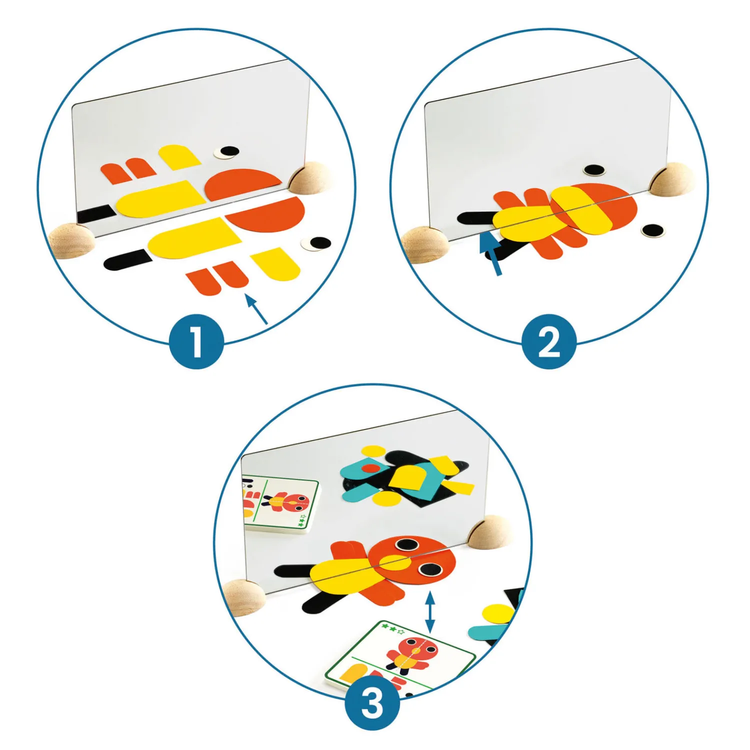 Ze Mirror Spel - Dieren>Djeco Sale