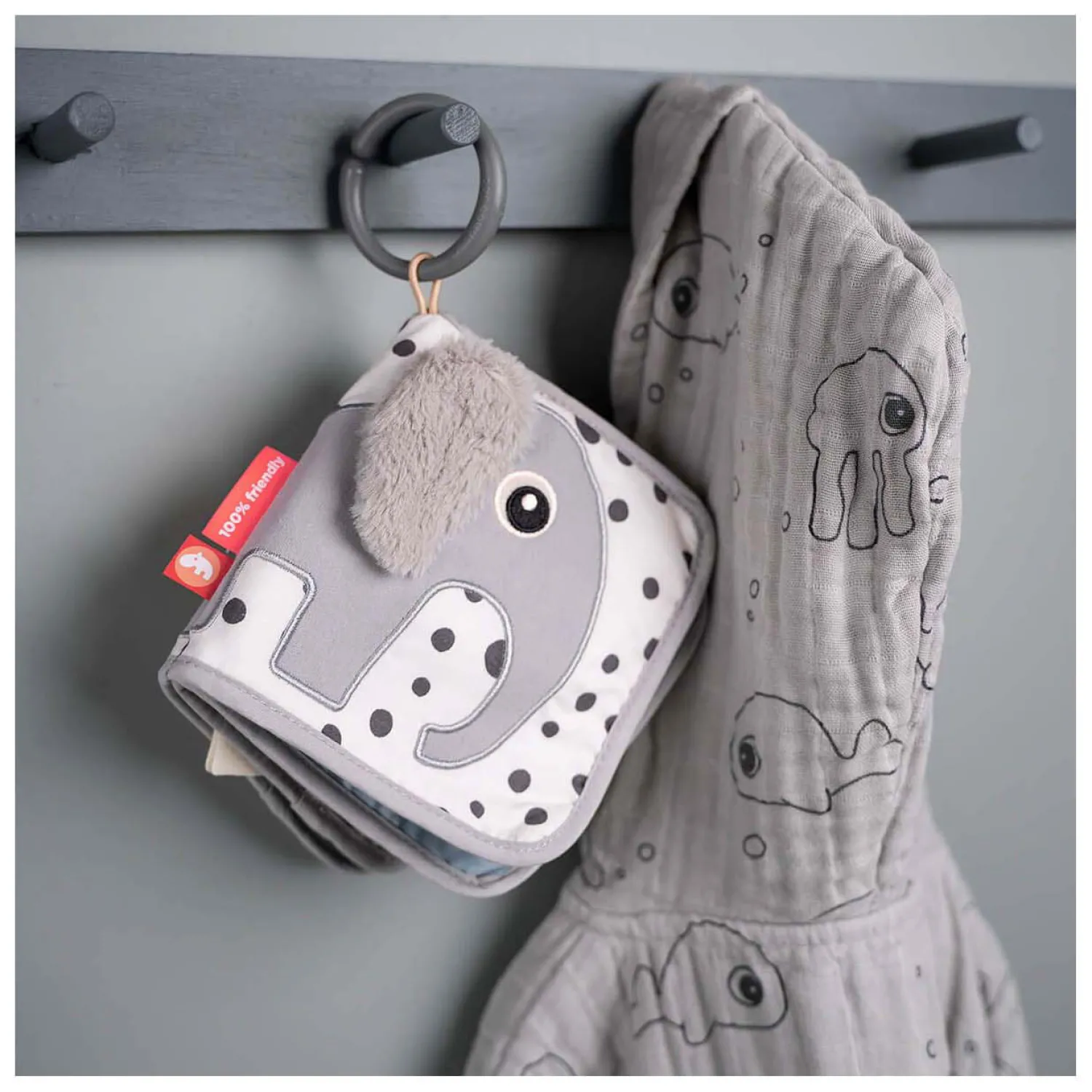 Activiteitenboek Elphee Grijs-Done by Deer Outlet