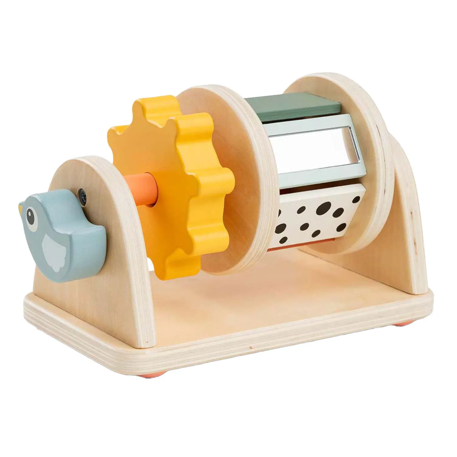 Done by Deer Activiteiten Houten Speelgoed Spinner Birdee