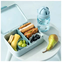 Broodtrommel met Vakken - Blauw-Done by Deer Hot