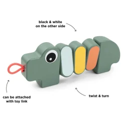 Done by Deer Houten Draaispeeltje Croco Groen Sale