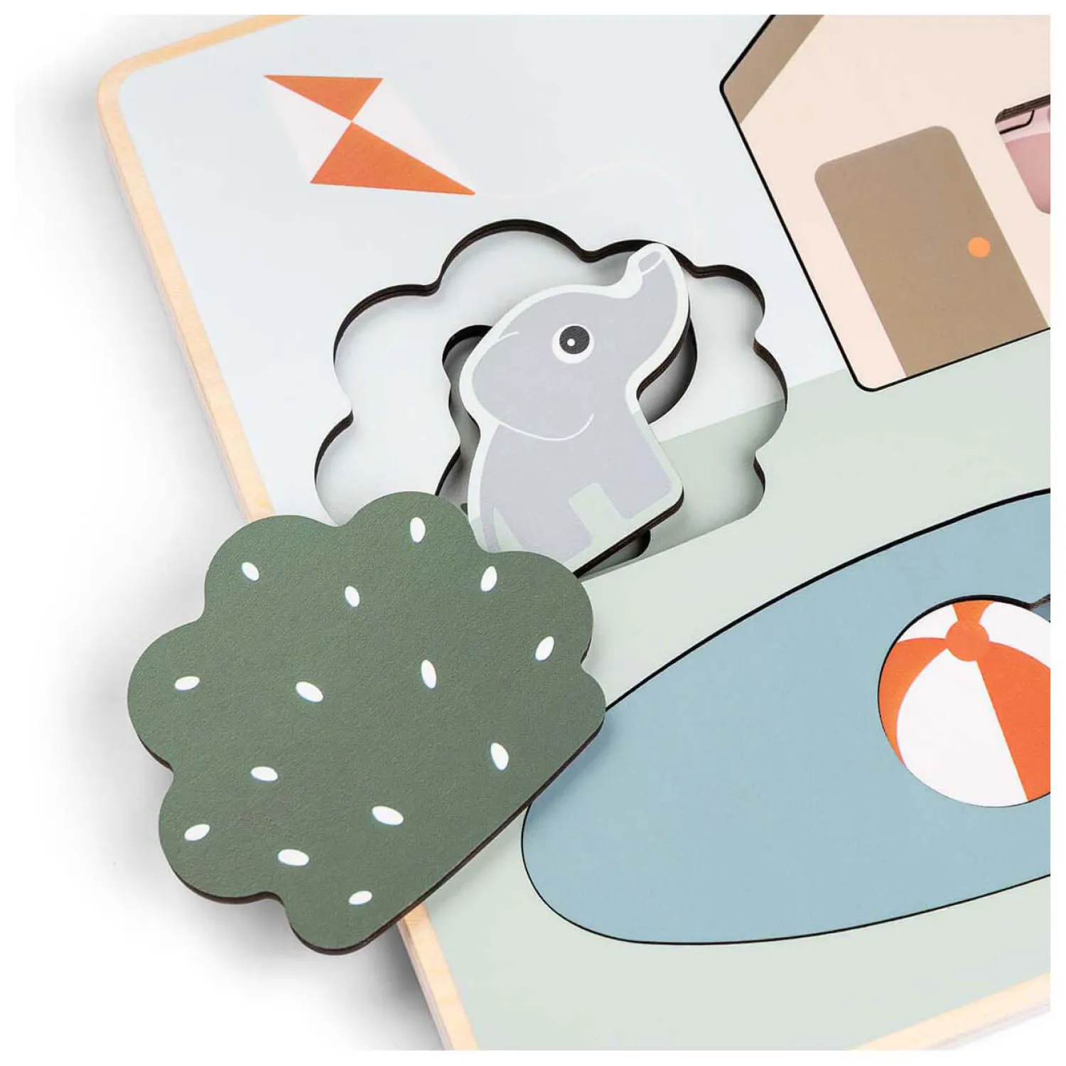 Houten Laagjespuzzel, 10st.-Done by Deer Best