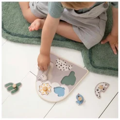 Houten Noppenpuzzel Lalee Beige, 5st.><noscript><img width=