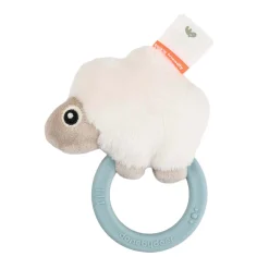 Sensorische Rammelaar met Bijtring Schaapje>Done by Deer Best