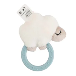 Sensorische Rammelaar met Bijtring Schaapje>Done by Deer Best