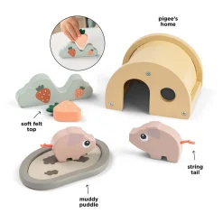 Done by Deer Tiny Farm Houten Speelset Pigee Best