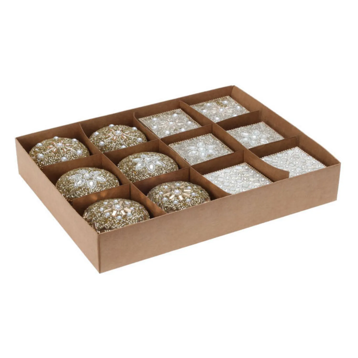 Doosje 7x4cm Goud, Set van 12- Sale