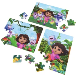 Spin Master Dora Houten Puzzels in Houten Doos - 3x24 st. Discount