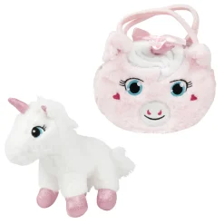 Pluchen Eenhoorn in Tas><noscript><img width=