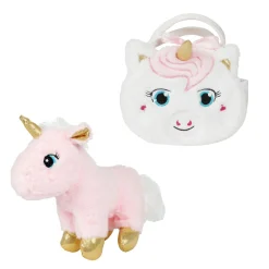 Pluchen Eenhoorn in Tas><noscript><img width=