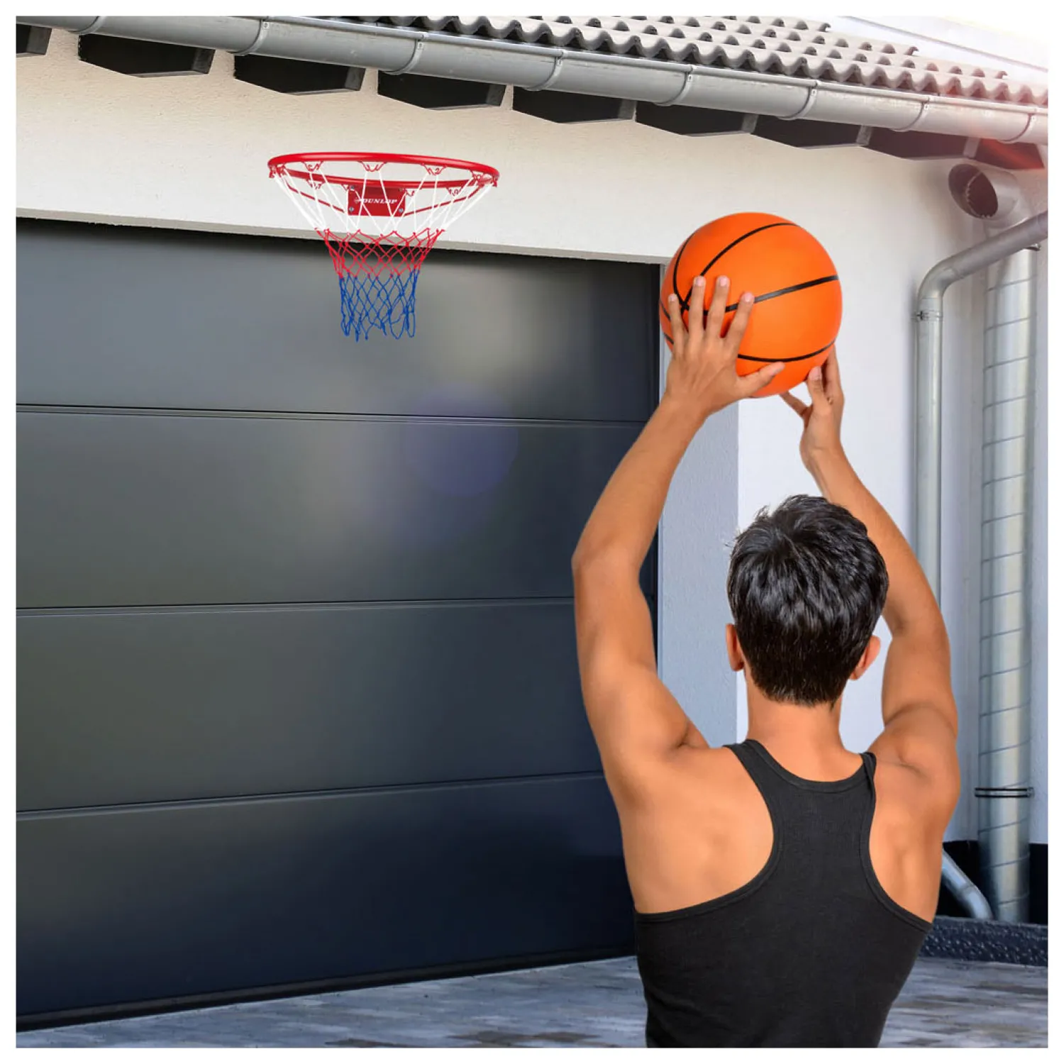 Dunlop Basketbalring met Net-