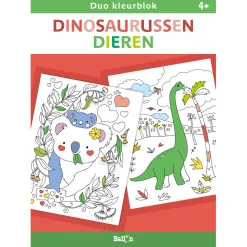 Duo kleurblokken - Dinosaurussen en Dieren-Standaard Uitgeverij Best