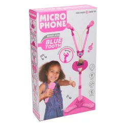 Duo Microfoonstandaard met Licht en Geluid met Bluetooth Sale