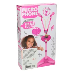 Duo Microfoonstandaard met Licht en Geluid met Bluetooth Sale