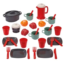 100% Chef Eetset met Speeleten, 34dlg.>Ecoiffier Hot