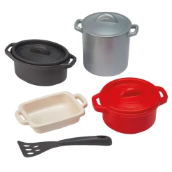 100% Chef Pannen en Eetset, 8dlg.>Ecoiffier Discount