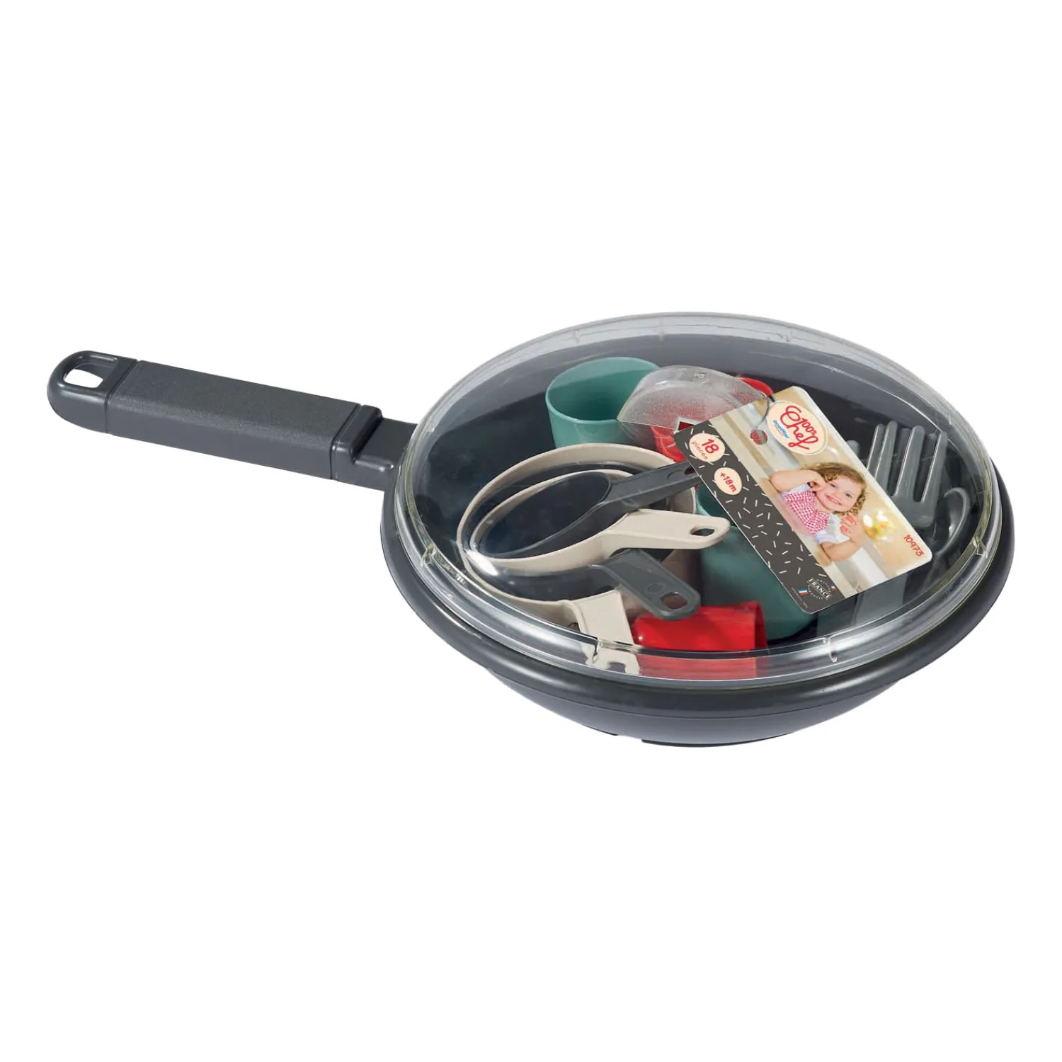 100% Chef Servies en Bestek in Pan, 19dlg.-Ecoiffier Best