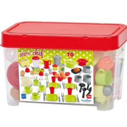 Ecoiffier 100% Chef Servies in Opbergbox Best