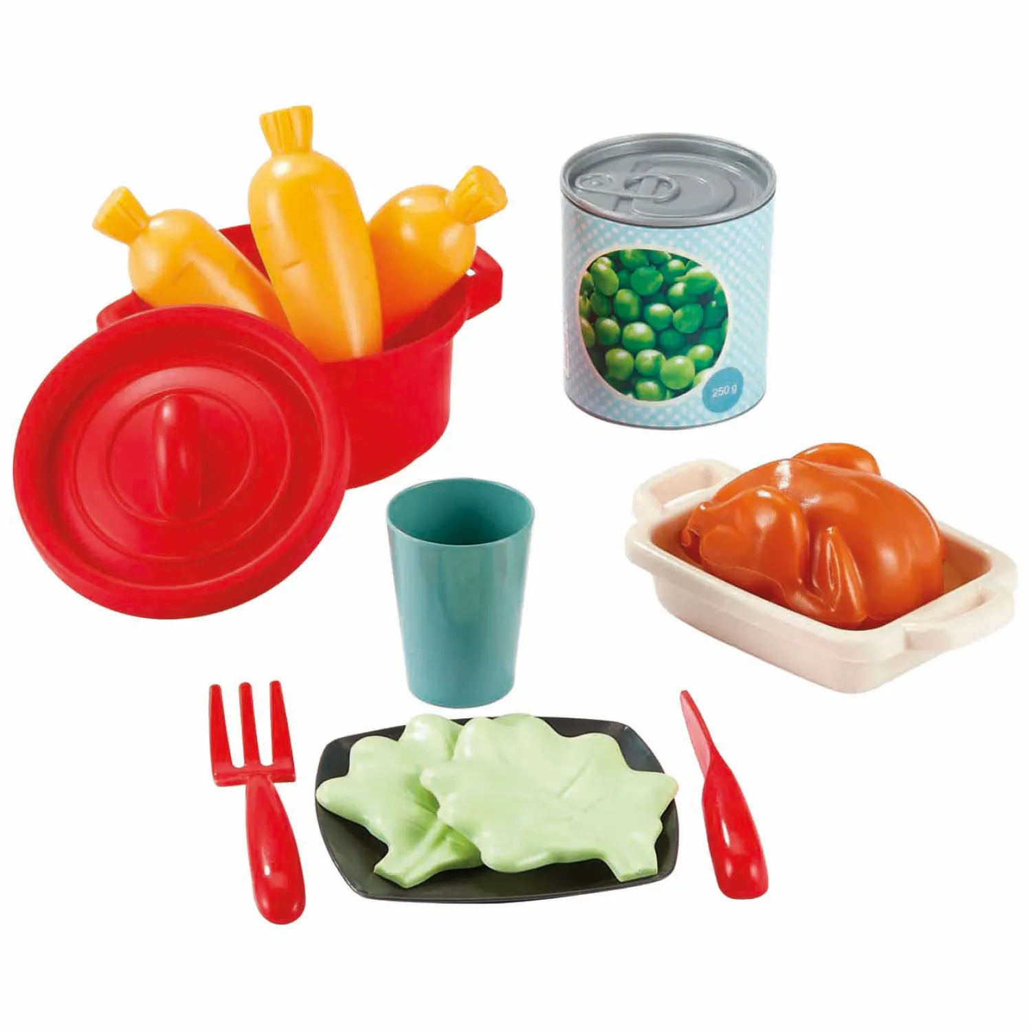 100% Chef Servies in Opbergbox - 70dlg.-Ecoiffier Discount