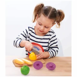 Ecoiffier 100% Chef Snijplank met Groenten en Snijmes, 10dlg. Best