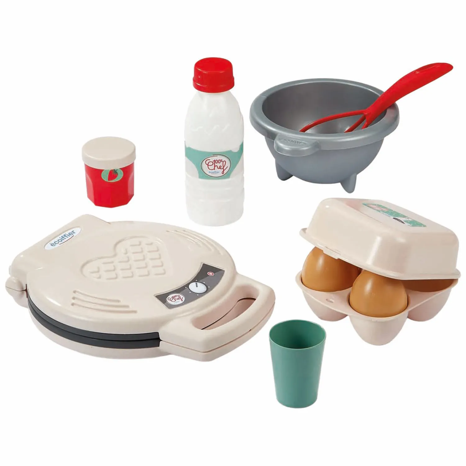 100% Chef Wafelijzer - 19dlg.>Ecoiffier New