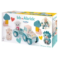 Ecoiffier Baby Mijn Eerste Tractor met Grappige Dieren, 25dlg.>Abrick