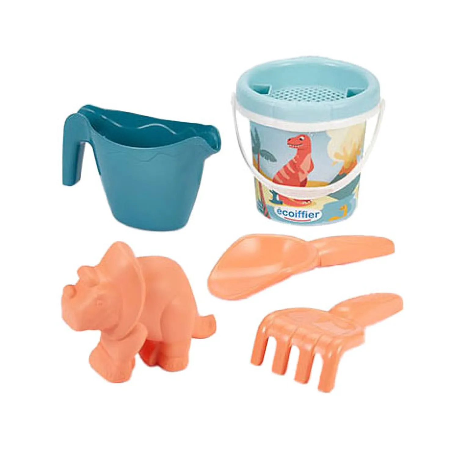 Bolderkar met Emmerset Dino, 7dlg.-Ecoiffier Outlet