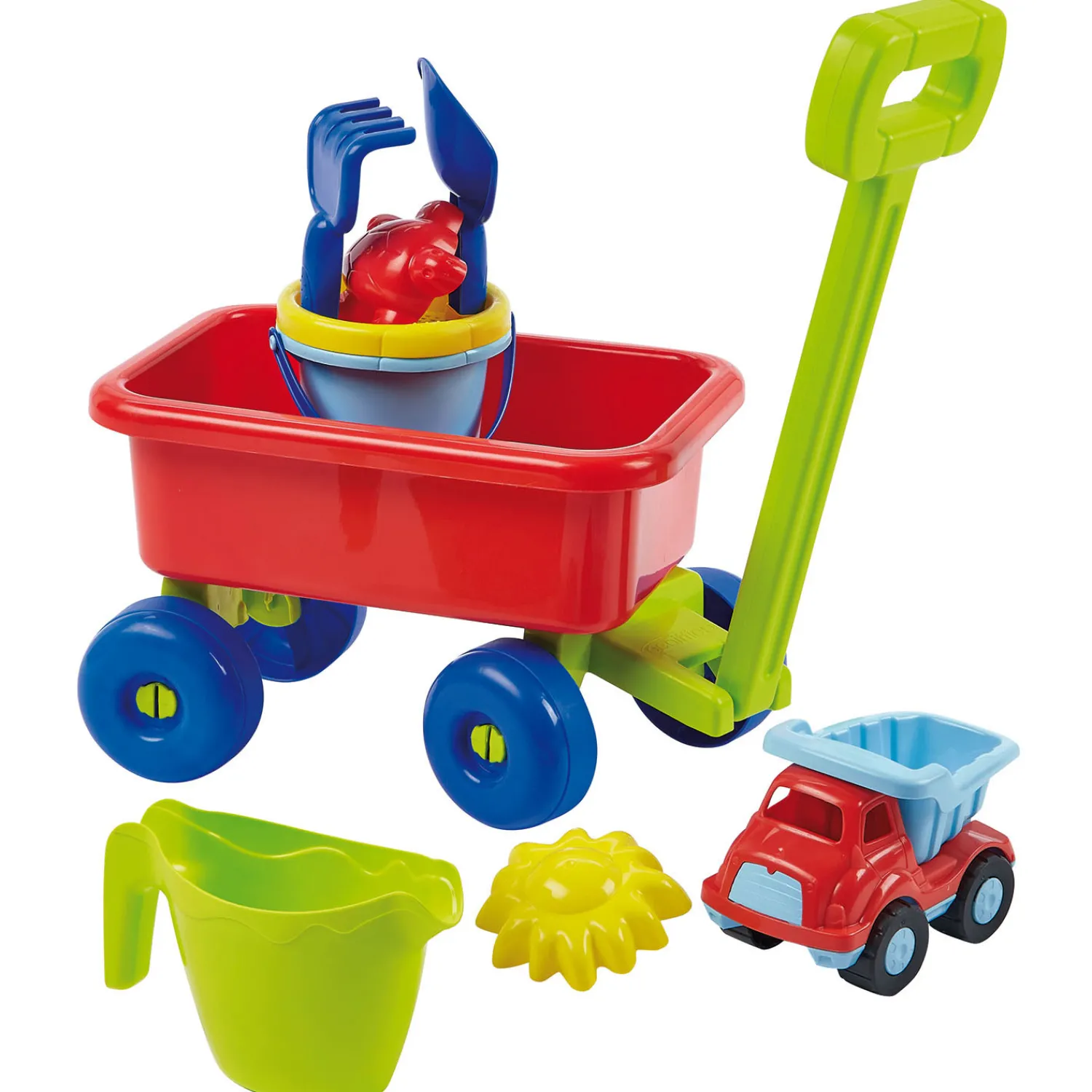 Ecoiffier Bolderwagen met Strandset Hot