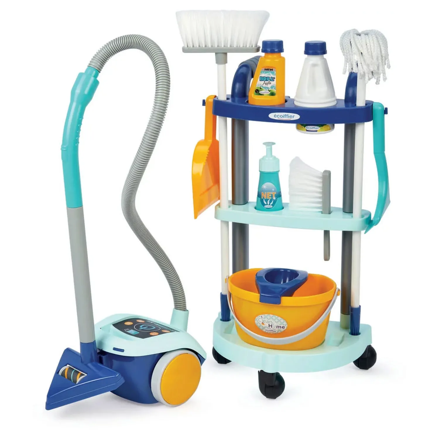 Clean Home Schoonmaakkar met Stofzuiger>Ecoiffier Sale