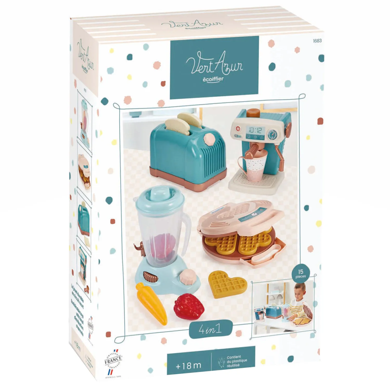 Keukenset Compleet 4in1, 15dlg.-Ecoiffier Sale