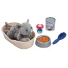 Knuffel Kat met Kattenmand Speelset, 9dlg.-Ecoiffier