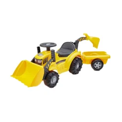 Ecoiffier Looptractor met Voorlader en Wagen Outlet