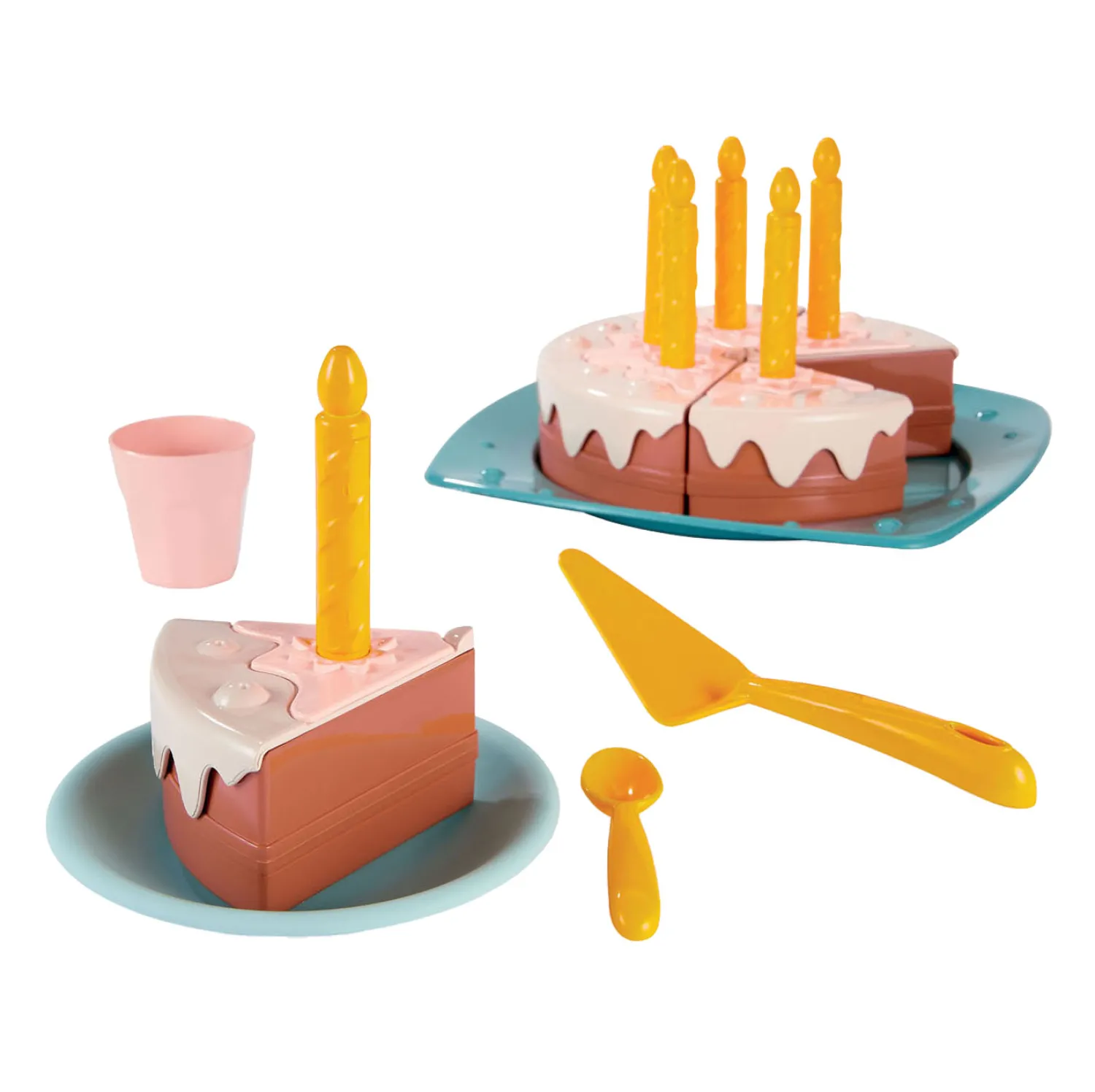 Speeleten Verjaardagstaart Speelset, 20dlg.>Ecoiffier New