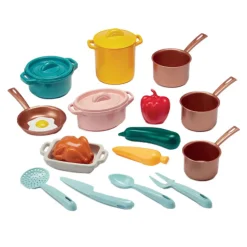 Speelset Pannen en Speeleten met Kartonnen Fornuis, 20dlg.-Ecoiffier Discount